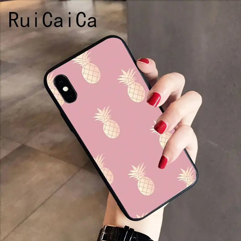colorful pink gold pineapple