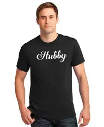 Хлопок трикотаж мужские футболки муженек Футболка белая медовый месяц идея подарка для Мужская рубашка удобные мягкие концерт TeesShort