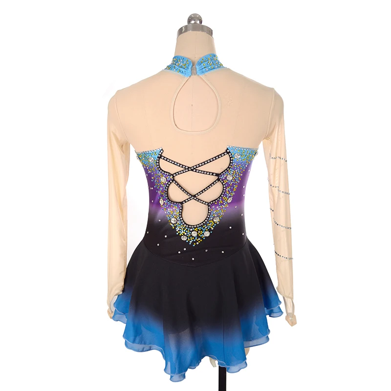 Nasinaya Figure Skating Dress Customized Competition Ice Skating Skirt for Girl Women Kids Patinaje Gymnastics Performance 100