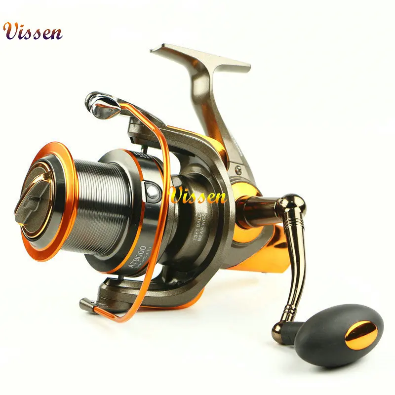 

VISSEN Spinning  Reel carrete pesca Reel Long Shot Fishing wheel carretilhas de pescaria 14 ball bearing for fishing reel