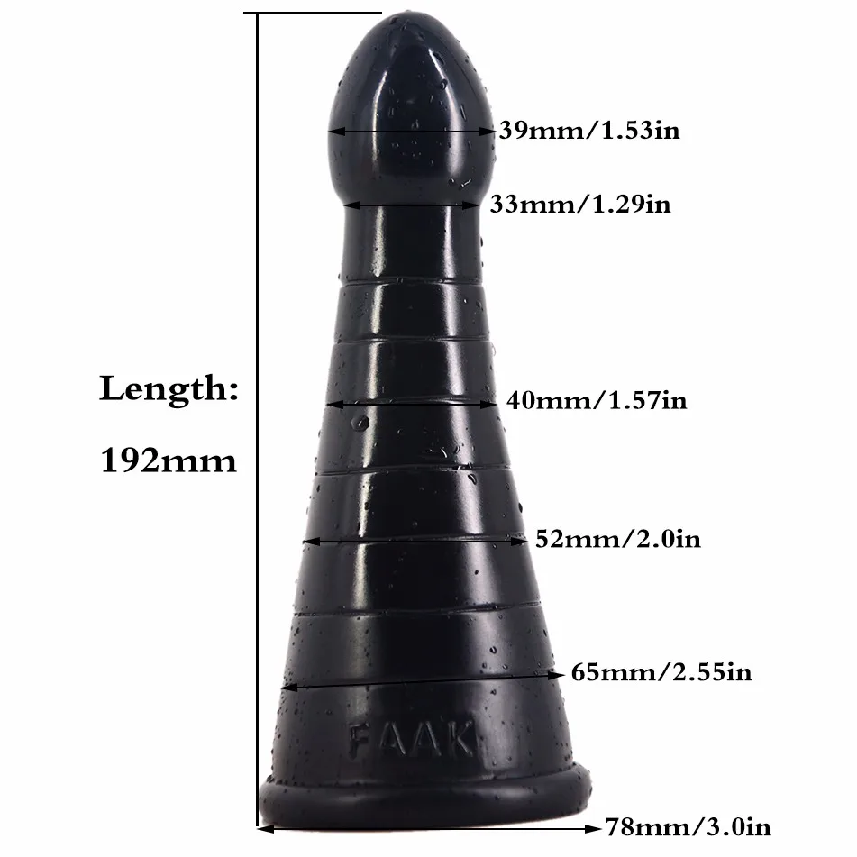 Huge Butt Plug Suction Cup Anal font b Dildo b font Sex Toy