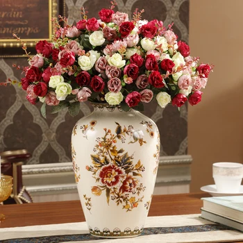 

style of the ancient ceramic vase is Home Furnishing modern minimalist living room decoration