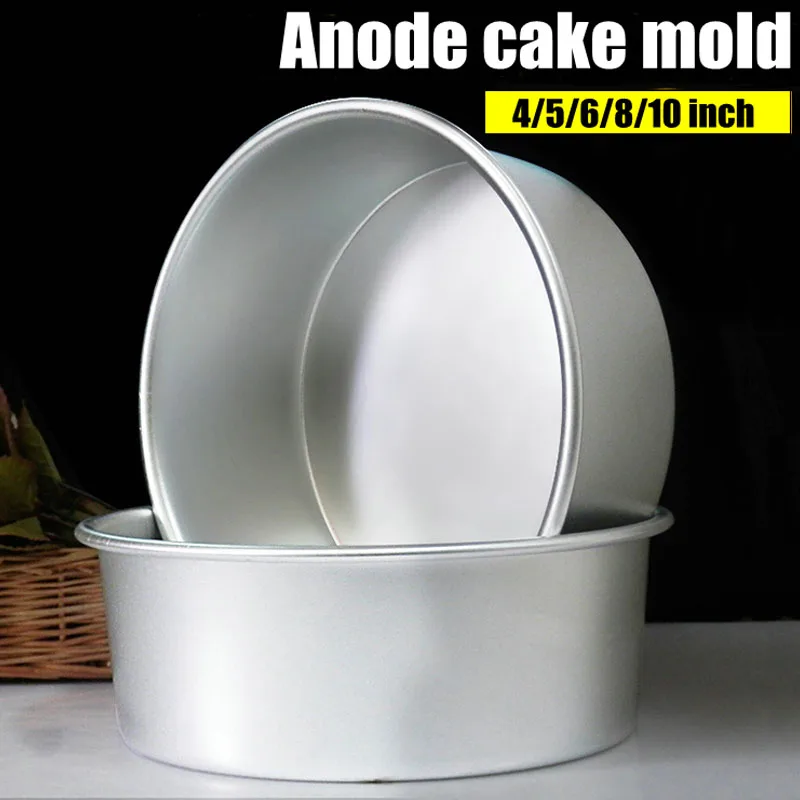 

Aluminum Alloy Die Pan Round 4/5/6/7/8/9/10 Inch Cake Mold Cake Tool Baking Dish Baking Mould Pan Pattern Bakeware Tool