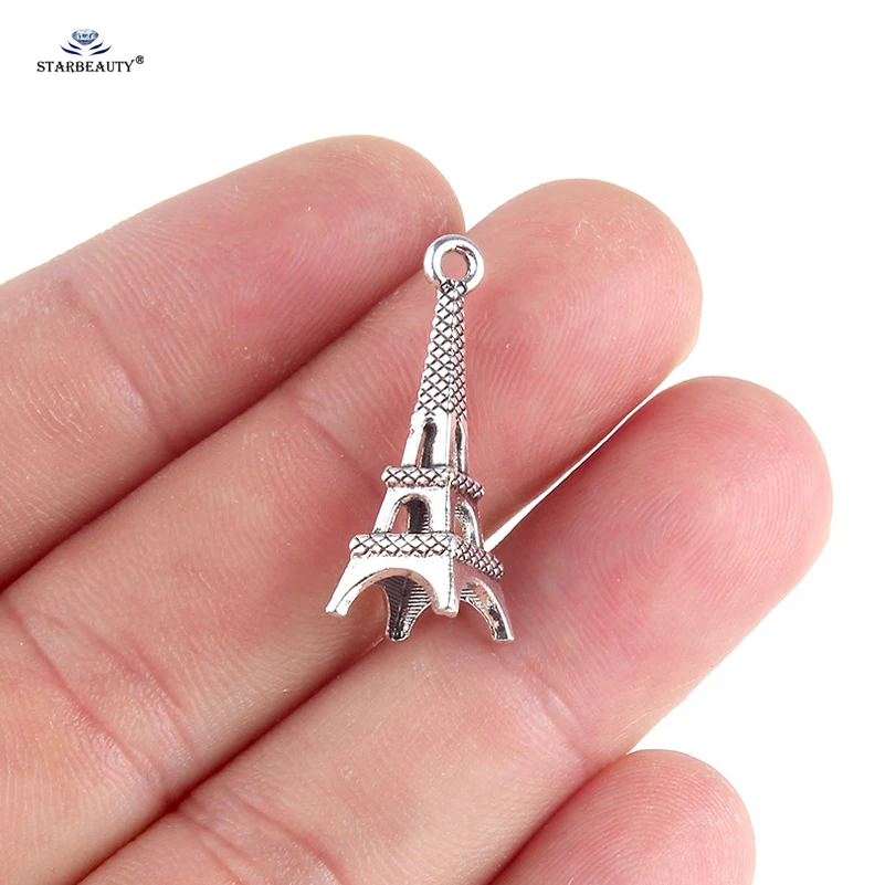 

Starbeauty 10pcs Unique Tower Fashion Jewelry Making Accessories Bracelet Key Component Body Jewelry Findings Ear Piercing Parts