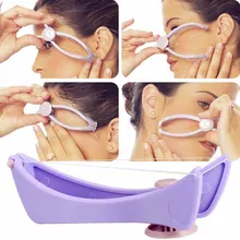 Мини-эпилятор для удаления волос на лице с пружинной резьбой, эпилятор для удаления волос, сделай сам, макияж, инструмент для красоты щек и бровей