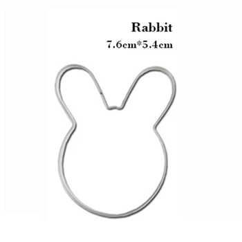 

Bunny Rabbit Shape Cookie Egg Tools Cutter Pancake Mould Biscuit Press Stamp Mold Stainless Steel Cake Decorating Kitchen Shop