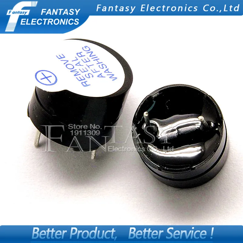 

10pcs Active Buzzer Alarm 5V 12*9.5mm Sounder speaker Buzzer