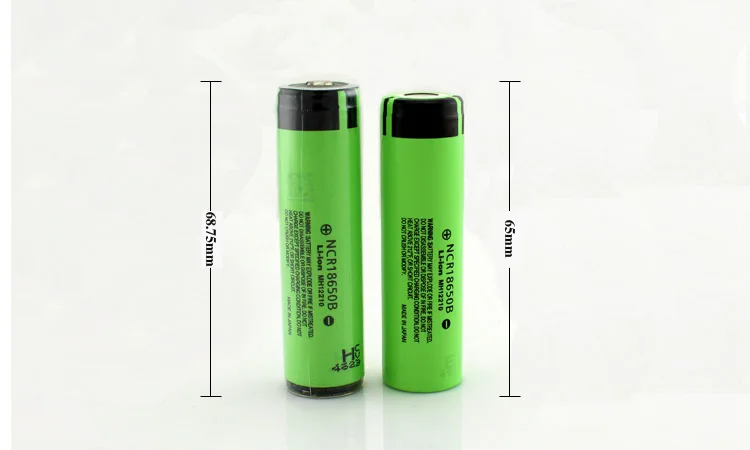 Защищенный 18650 3,7 V 3400 mAh для Panasonic Аккумуляторная батарея NCR18650B промышленного использования