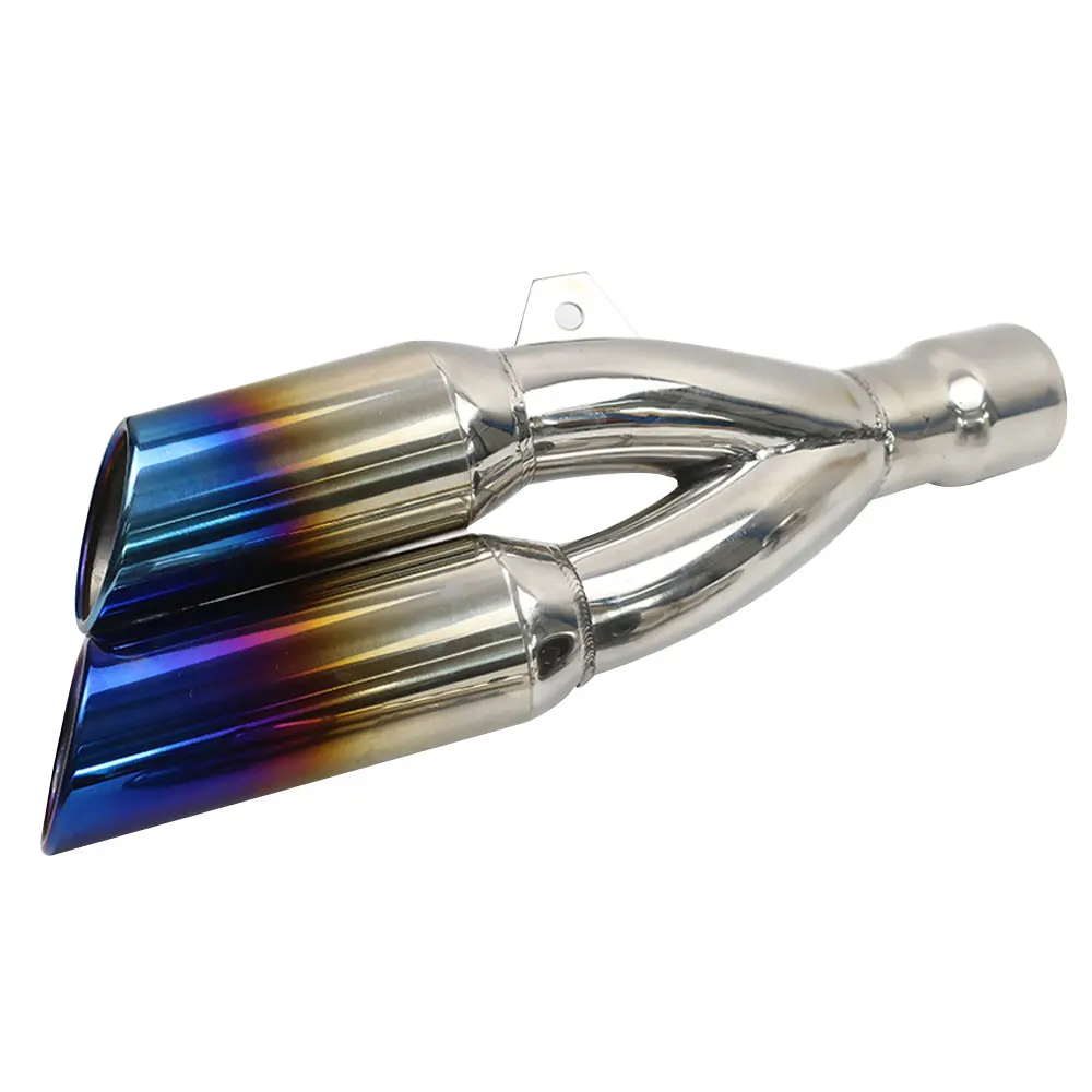 

2019 Dual Hole Motorcycle Exhaust Universal Motorcycle for Db Killer for Kawasaki Drop Shipping