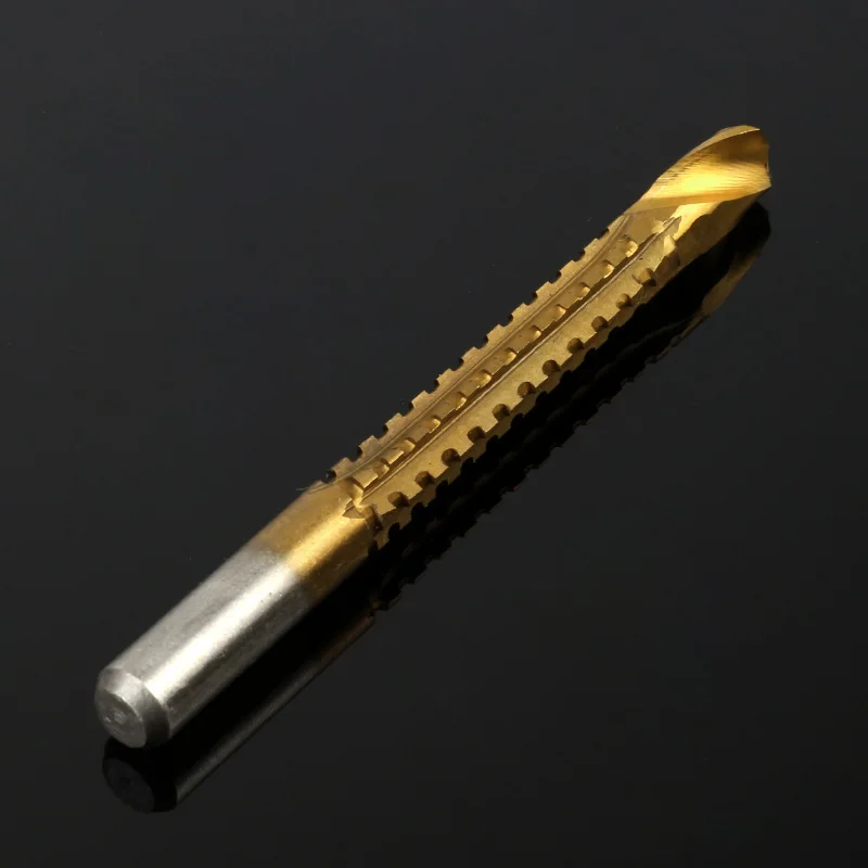 4pcs Hss Titanium Wood Screw Remover Extractor Saw Drill Screw Extractor Damaged Bolt Nut Remover Easy Out Drill Hole Saw Cutter