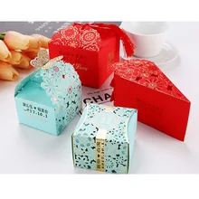 Плотные бумажные кисточки позолота для свадебной вечеринки подарок на день рождения коробки для конфет шоколада с пользовательским именем