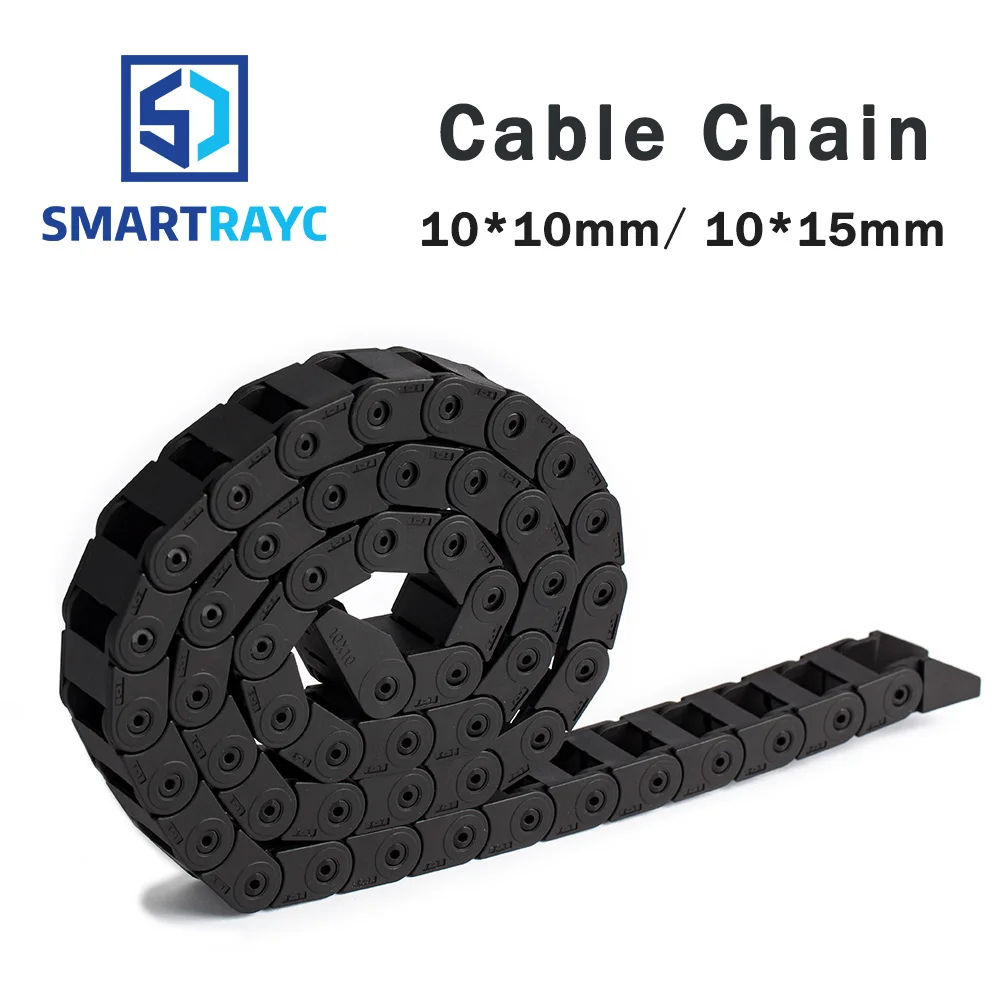 

Smartrayc Cable Chains 10 x 10/ 10 x15mm 1M Non Snap-Open Drag Transmission Chain for CO2 Laser Engraving Cutting Machine