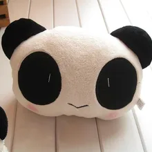 2 шт панда автомобильный аксессуар Автомобильная плюшевая подушка подголовник для шеи Мягкий коротковолокнистый защита шеи Coche Almohadas Coche# YL6