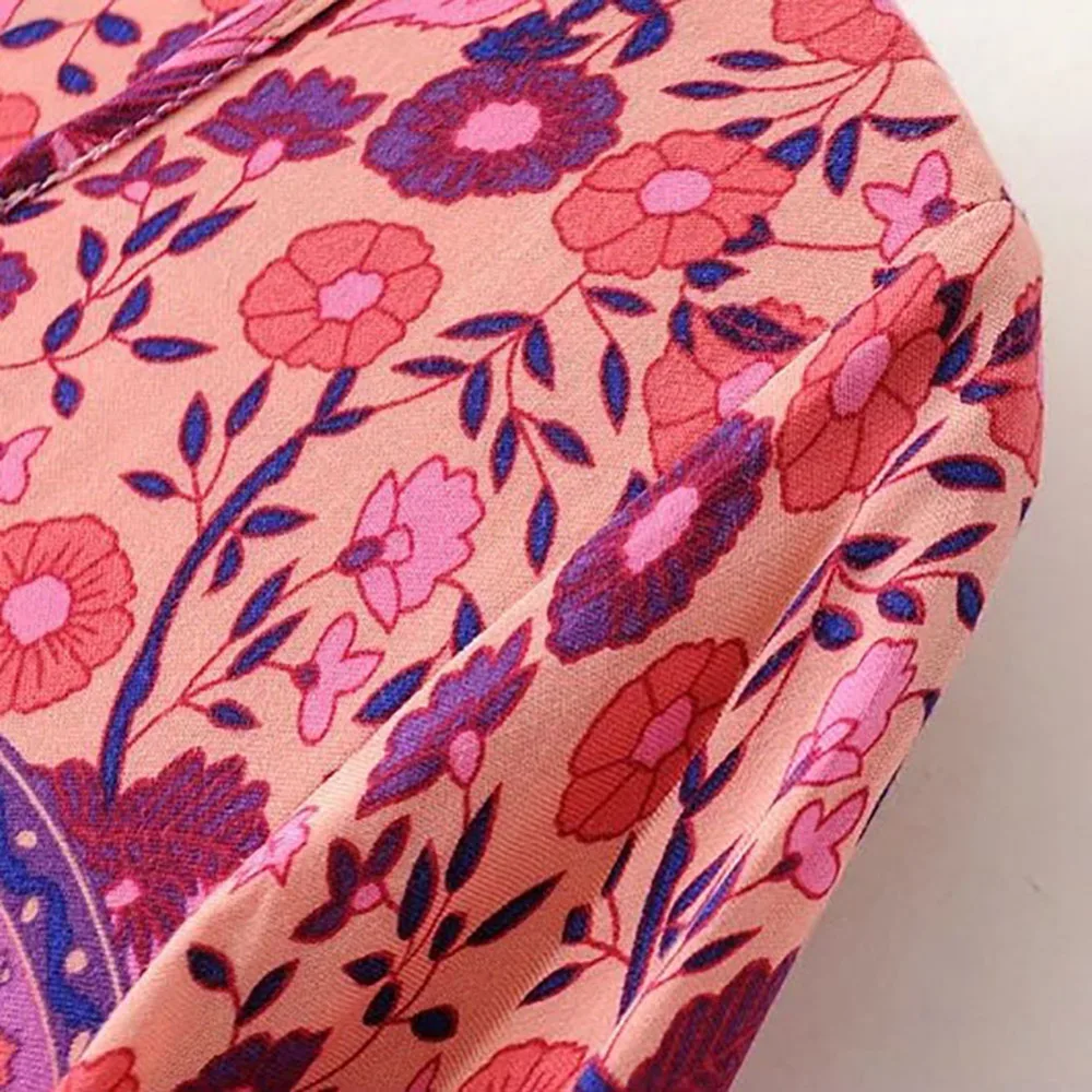 boho floral print