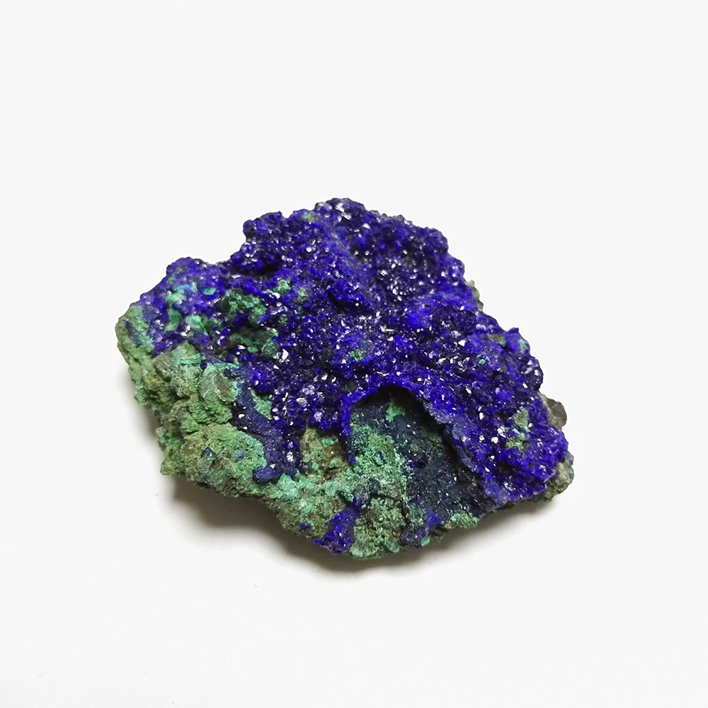 

71g NATURAL Stones and Minerals Rock malachite AZURITE CRYSTAL RARE ORE UNIQUE Specimens BLUE B2-31