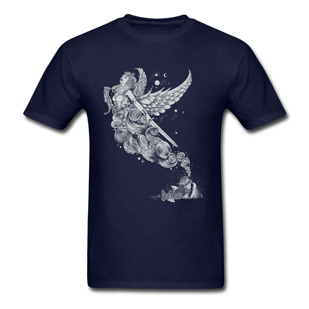 The Night Before the Battle 100% Cotton Fabric Tops & Tees for Men Printed Tshirts Casual Brand O-Neck Tee Shirt Short Sleeve The Night Before the Battle navy