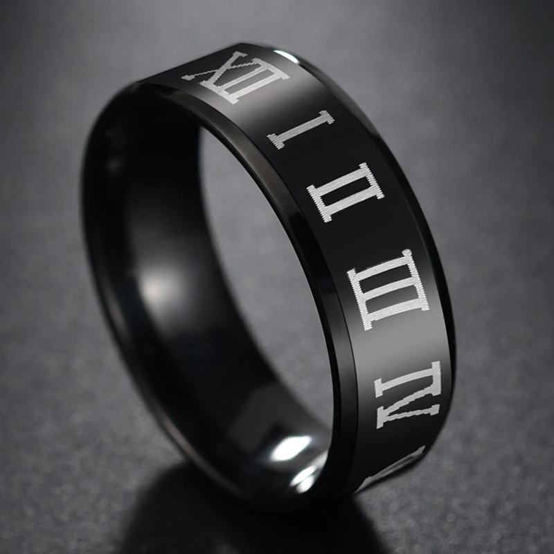 Nextvance волчонок логотип кольцо Вольфрам черный фильм палец кольца для пары День Святого Валентина подарок Bague