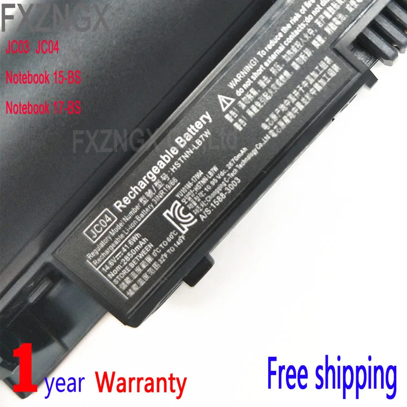 Натуральная JC04 JC03 Батарея для HP TPN W129 W130 Q186 C129 C130 919700 850 HSTNN PB6Y LB7V 919701 850|Аккумуляторы
