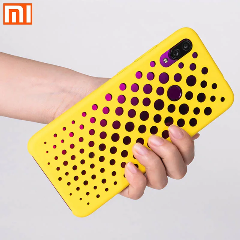 Оригинальный чехол для Xiaomi redmi note7 защитный из жидкого силикона матовый с