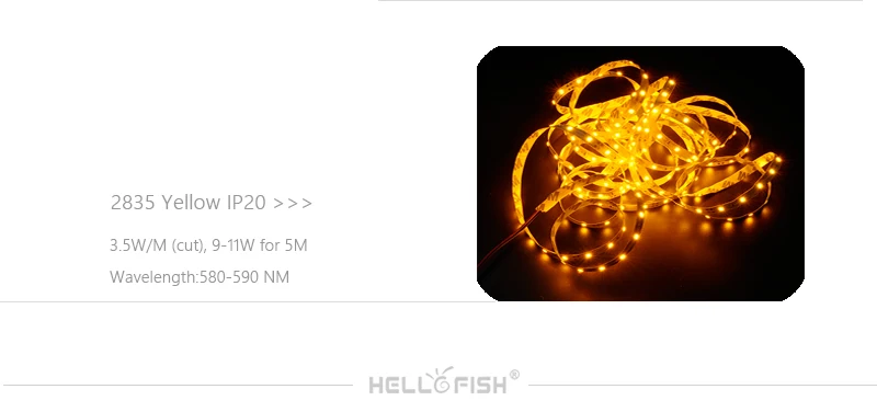 Hello Fish 5 м 300 светодиодный 2835 SMD светодиодный светильник, 12 В гибкий светильник 60 светодиодный/м светодиодный ленточный, RGB/белый/теплый белый/синий/зеленый/красный/желтый