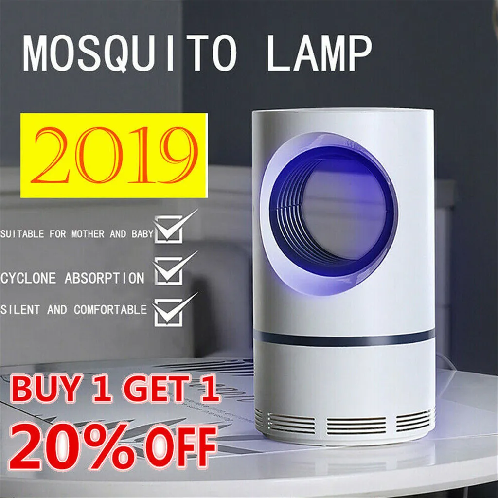 

2019usb photocatalyst mosquito killer Safe Photocatalytic Mosquito Killer Lamp LED Light Non-Toxic UV Insect Trap USB new 425