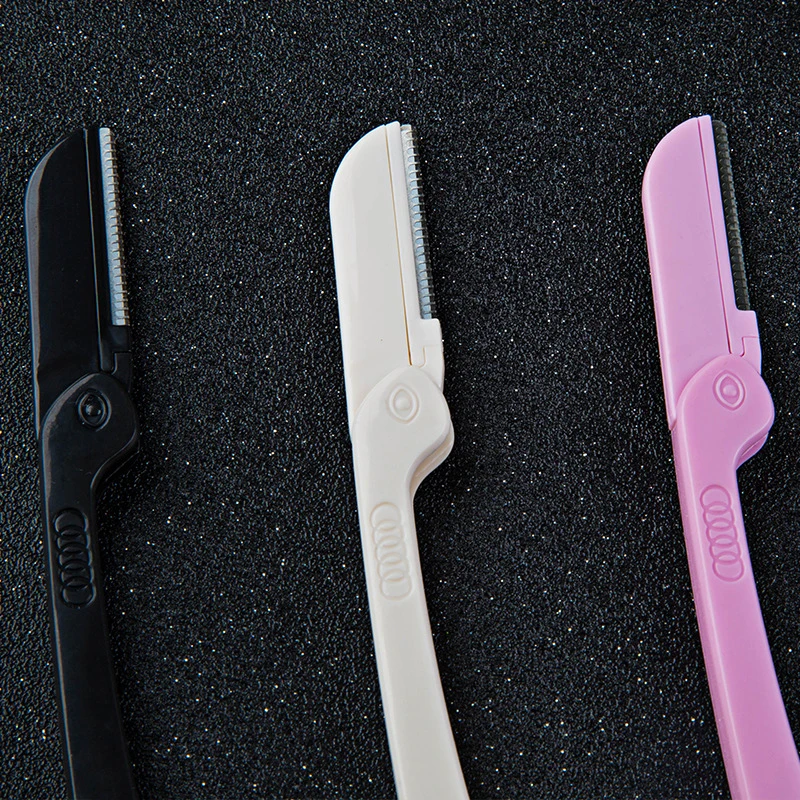 Harga Vopregezi Mini Alis Pemangkas Alat Cukur untuk Wanita Pria Cukur Alis Pembentuk Wajah Rambut Removal Wanita Pria Riasan Alat Pisau 3 warna