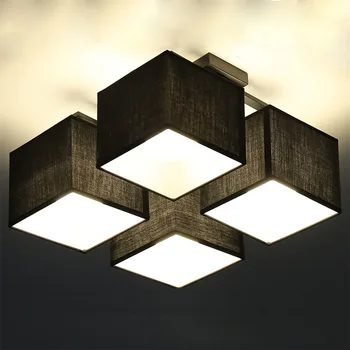 

Fabric cloth led ceiling light Atmosphere modern living room lamp Nordic led ceiling lamps bedroom lighting