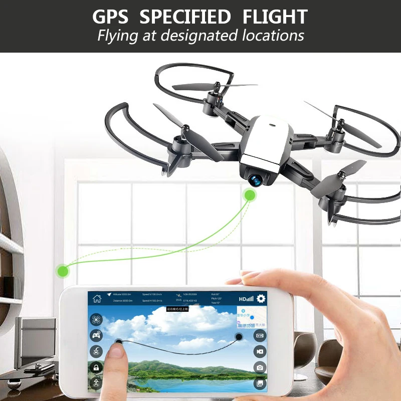 Peradix LH-X28WF самолет Wi-Fi FPV 720 P HD камера gps слежение за мной Квадрокоптер стабильный карданный приложение управление селфи вертолет Дрон