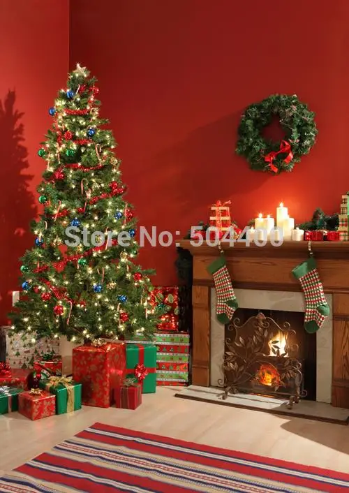 

5X7ft Art fabric photo studio newborn backdrop photography background christmas backdrop D-4080