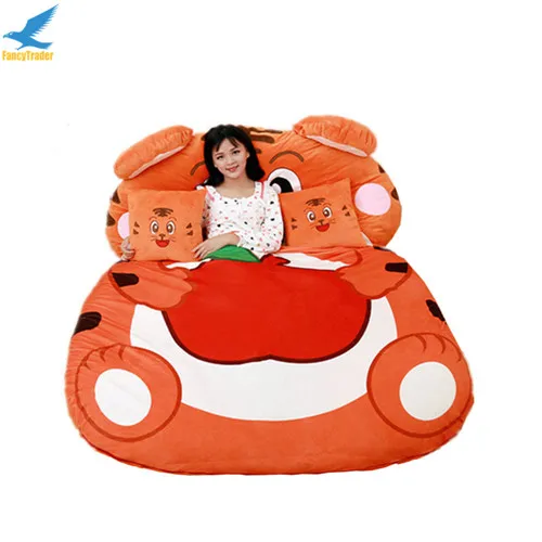 Fancytrader-Cartoon-Animal-Tiger-Tatami-Giant-Stuffed-Soft-Beanbag-Bed-Carpet-Mat-Sofa (2)