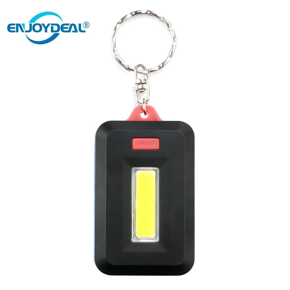 

8/5/PC 3 Modes COB led Mini Flashlight Portable Keychain Torch Keyring Light Outdoor Emergency Camping Lamp Worklight Nightlight