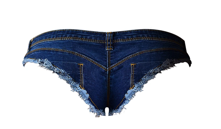 Summer Sexy Low Waist Denim Women Jeans Skinny Elastic Mini Short Pants Hot Butt Tight Exposed Night Club Women Blue Pants Jeans (20)