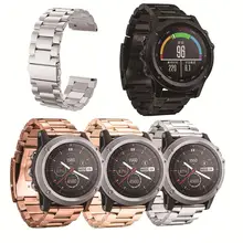 Высококачественный ремешок для часов из нержавеющей стали для Garmin Fenix 3/Fenix 3HR/Fenix 5X сменный ремешок для часов
