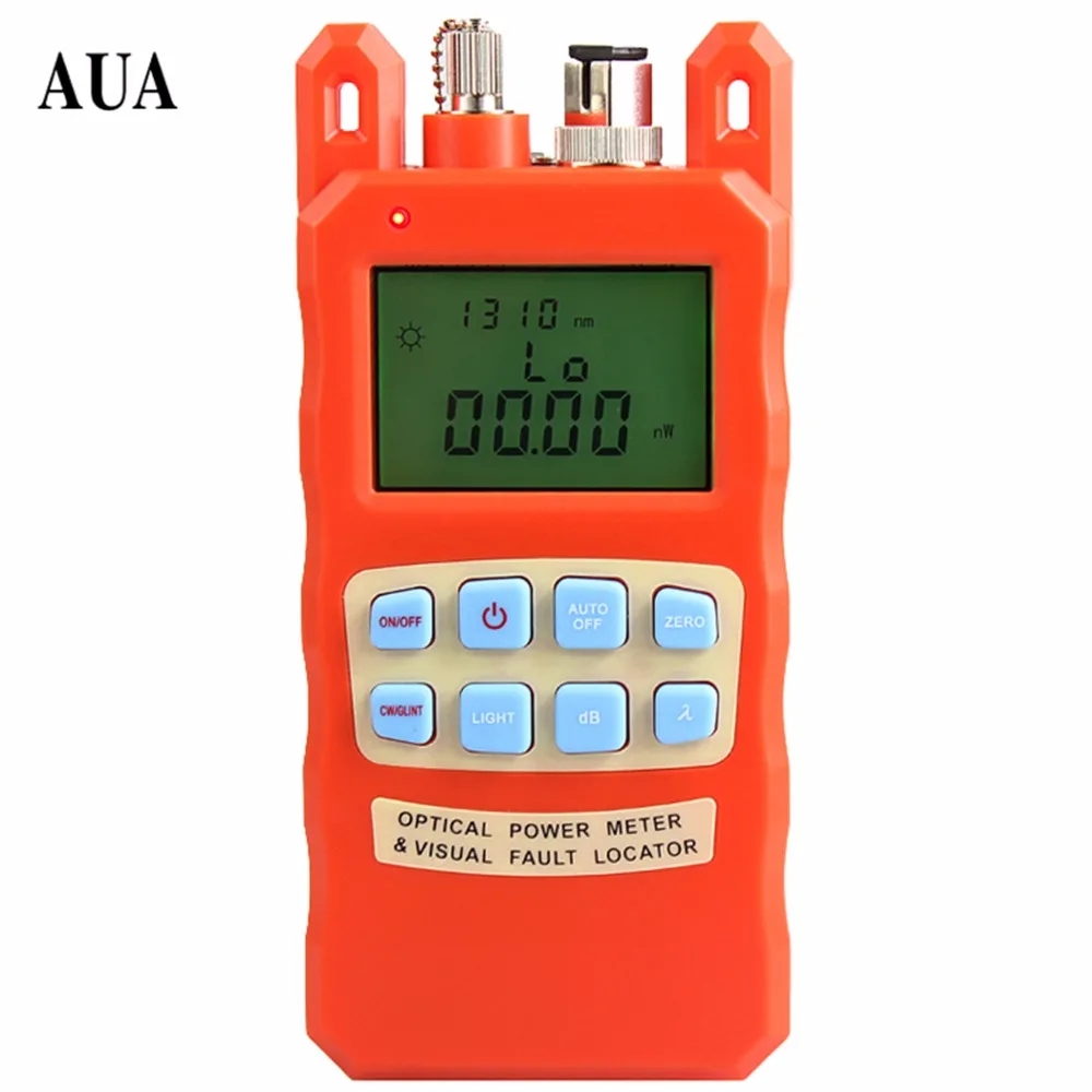 All IN ONE Fiber optical power meter 70 to +10dBm and 20mw 10 20km