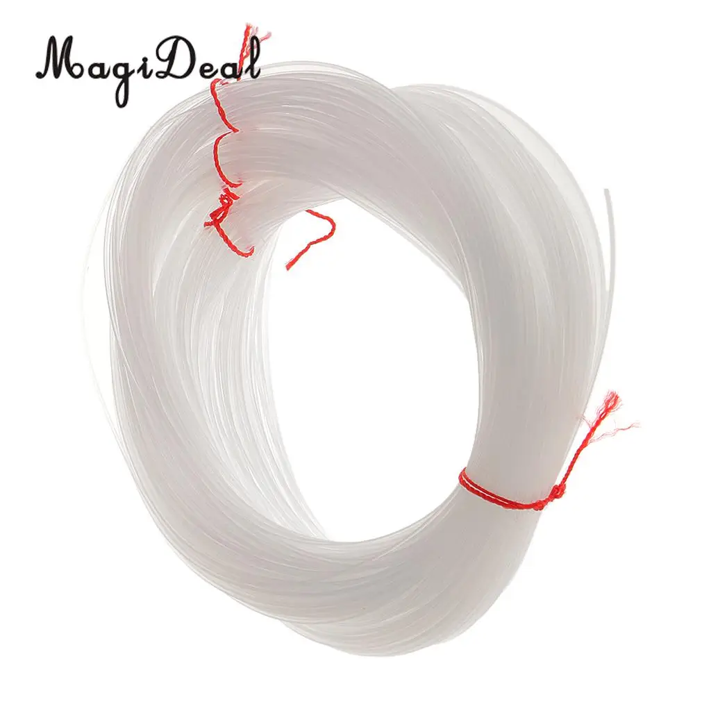 MagiDeal 100 Meters Clear Nylon String Thread 1mm Dia. Fishing Line for Boat/Cast Fishing with the Thick Line Diameter -Clear