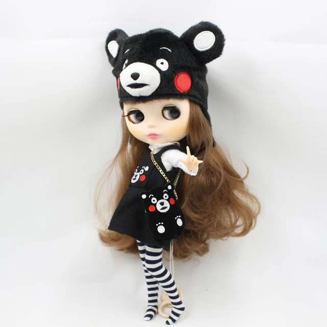 Fortune Days Blyth doll A set of Kumamon clothes comfortable warm and cute clothes for  1/6 BJD ICY DBS 1