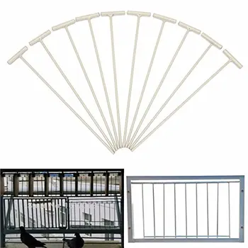 

10pcs Pigeon Bird Entrance Trap One-way Window Door Curtain Iron T Bars trapdoor ridged and swing great