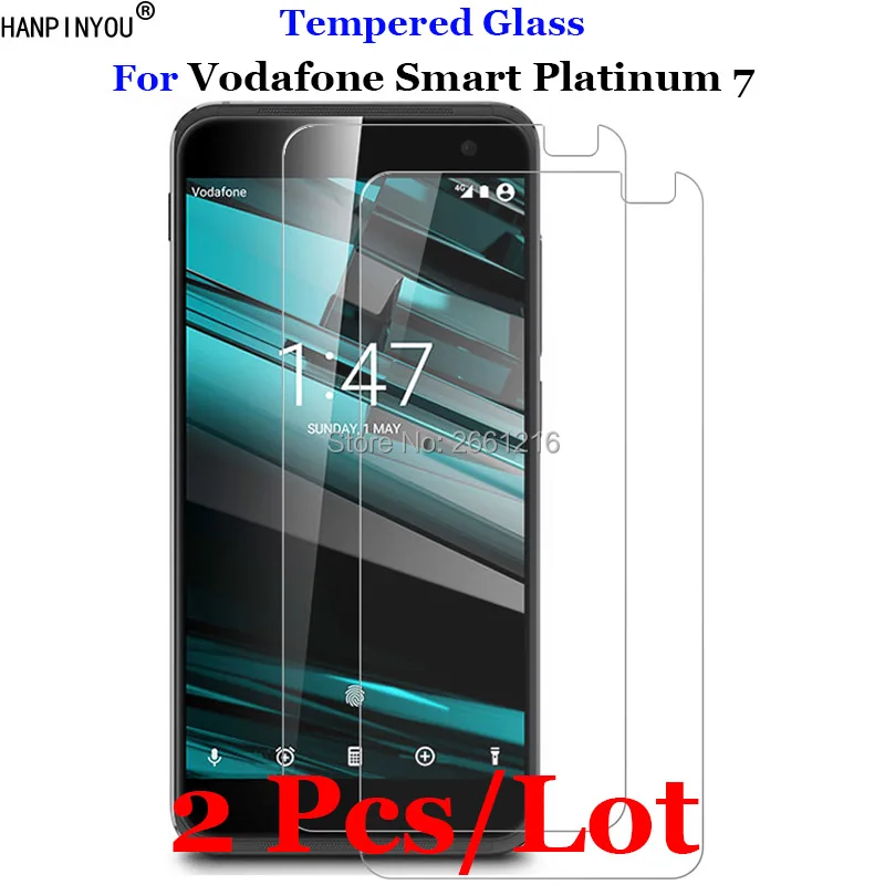 2 шт./лот для Vodafone Смарт Platinum 7 закаленное Стекло 9 H 2.5D Премиум Экран Защитная