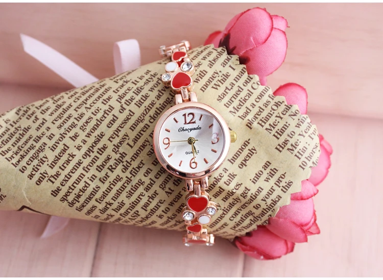 Новинка 2018 года бренд обувь для девочек детские часы diamond розовое золото повседневное кварцевые часы браслет Прекрасный Любовь красивые