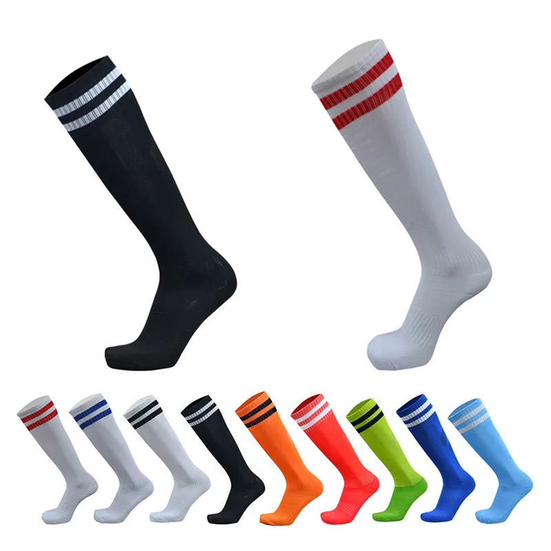 adult kids soccer socks anti slip sweat compression sock Over Knee