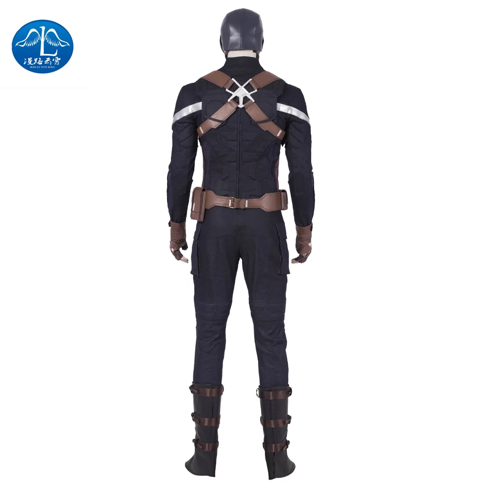 Avengers Endgame Hot New Marvel Movie Captain America Adult Cosplay Costume Men Sets Halloween Kids Faux Leather