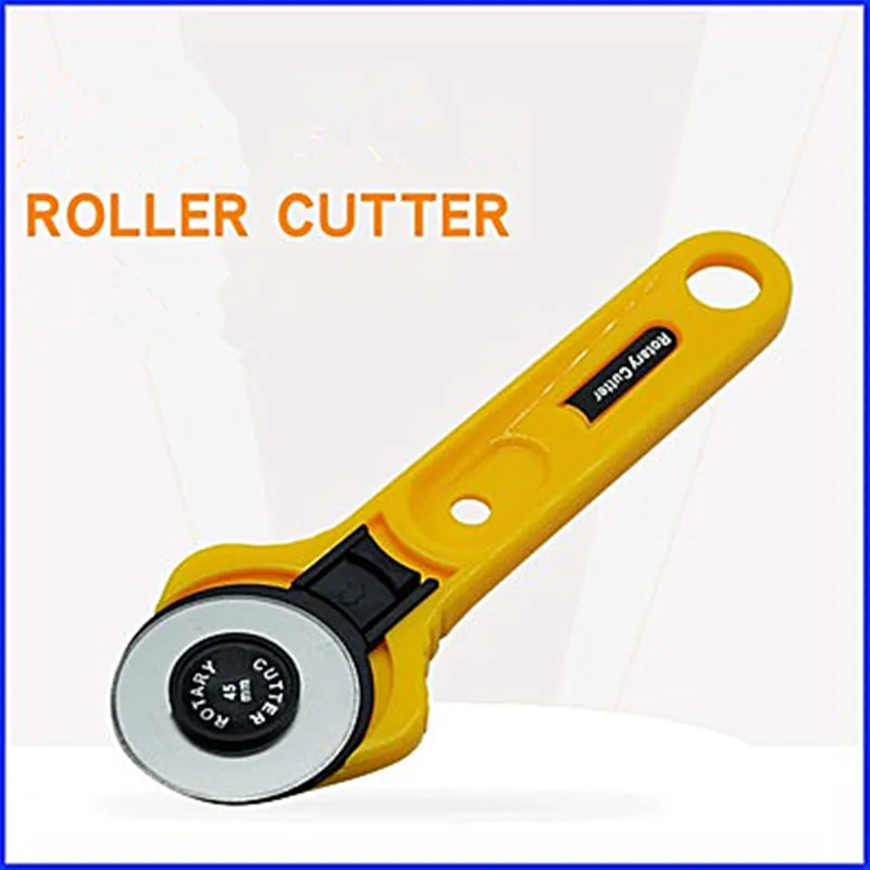 45mm Leather Paper Fabric Cutter Cloth Rotary Cutter Patchwork Roller Cutting Tool Wheel Round