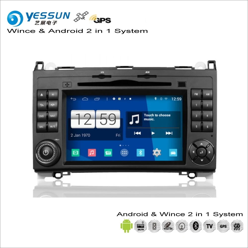 YESSUN для Mercedes Benz Sprinter W906 2006~ 2012 Android мультимедиа радио-cd-dvd-плеер gps Navi Карта Навигация Аудио Видео