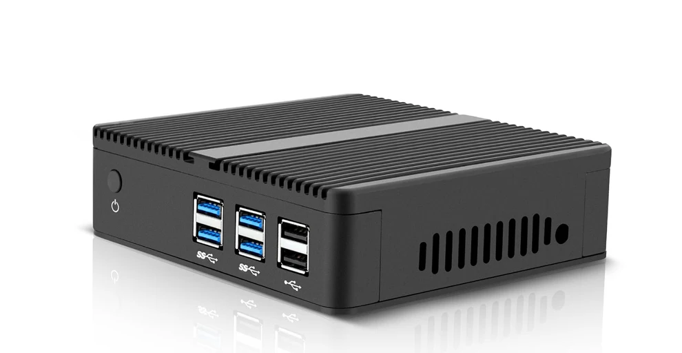 Мини-ПК Intel Pentium 4405U Windows 10 HDMI VGA 6xusb WiFi безвентиляторный микро Настольный ПК HTPC