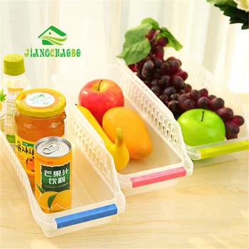

3Pcs/Set Kitchen Refrigerator Storage Basket Eggs Vegetable Organizer Fridge Shelf Holder Pull-Out Drawer Organizer Space Saver