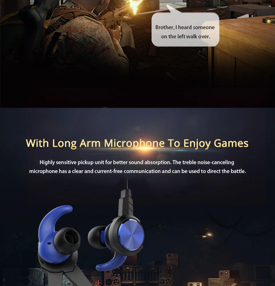 NEWGOOD Wired Earphone Bass Stereo Gaming Headset With Microphone PC Game Earphones With Detachable Mic For Computer PS4 (11)