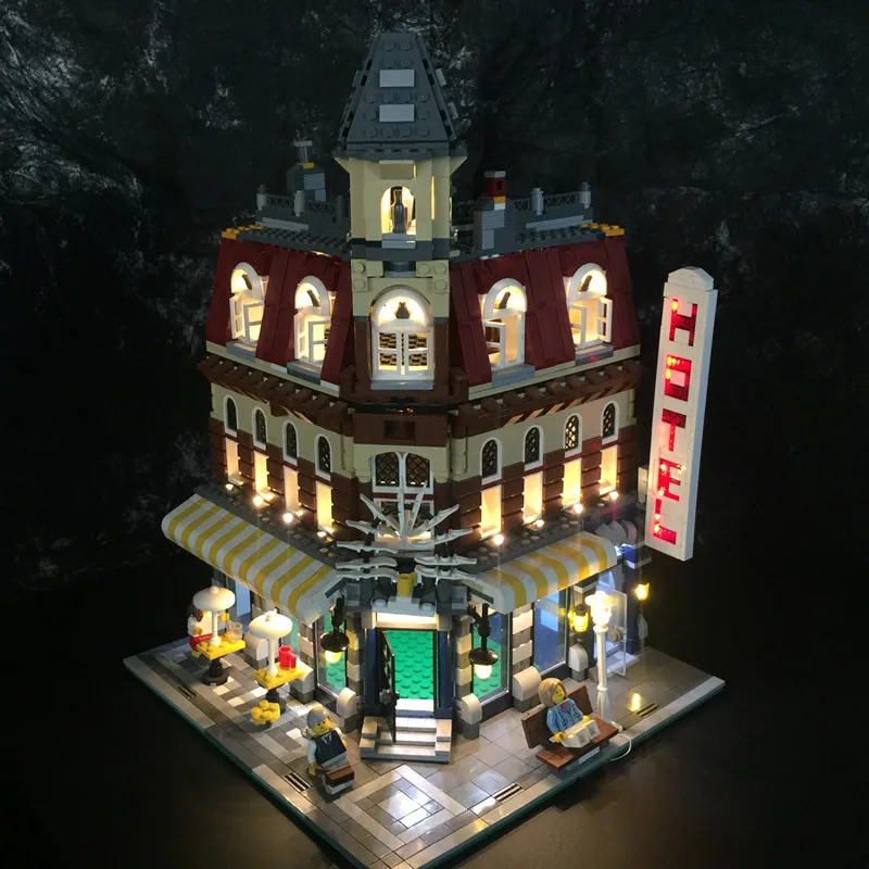 

led Light Up Kit For Create Cafe Corner Lighting Set Compatible With Lego 10182