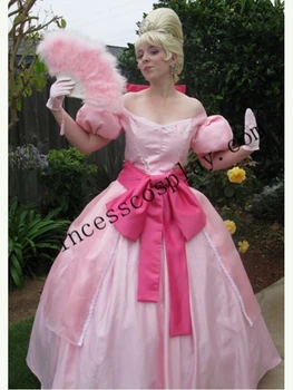 

Princess Lottie Charlotte Cosplay Party Dress Costume From Movie Princess And The Frog Custom Any Size