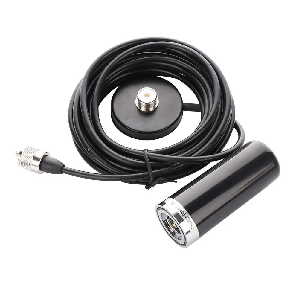 

Universal Auto Car Antenna Dual VHF/UHF 80W Car Truck Mobile Signal Amplifier Anti-interference Metal Car Antenna Radio