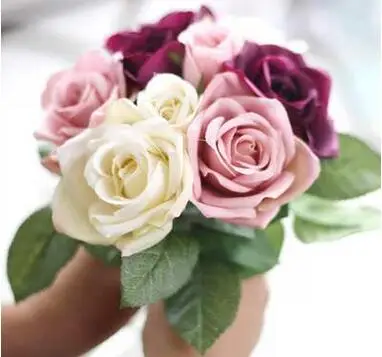 1 букет, 5 головок, винтажный Искусственный Пион, Шелковый цветок, свадебные, для домашнего декора, вечерние, Декоративные искусственные розы, свадебные украшения - Цвет: Multi color